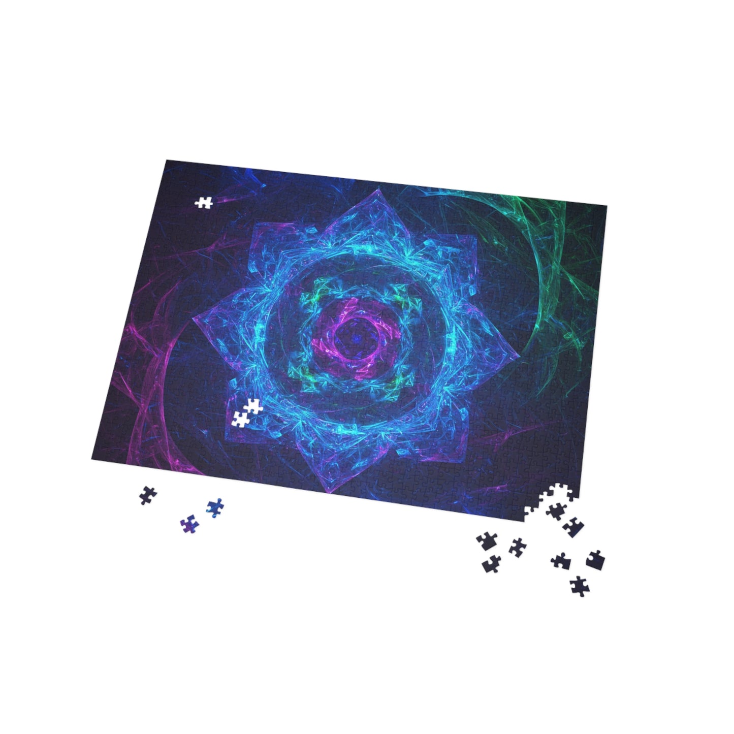 Colorful Mandala Puzzle (96, 252, 500, 1000-Piece) - Perfect for Relaxation and Mindfulness