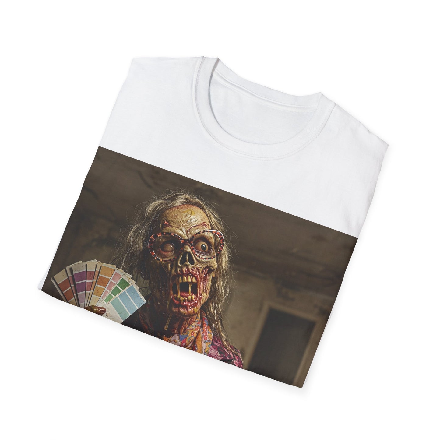 UK - Spooky Skeleton Graphic Unisex T-Shirt - Perfect for Halloween and Horror Fans