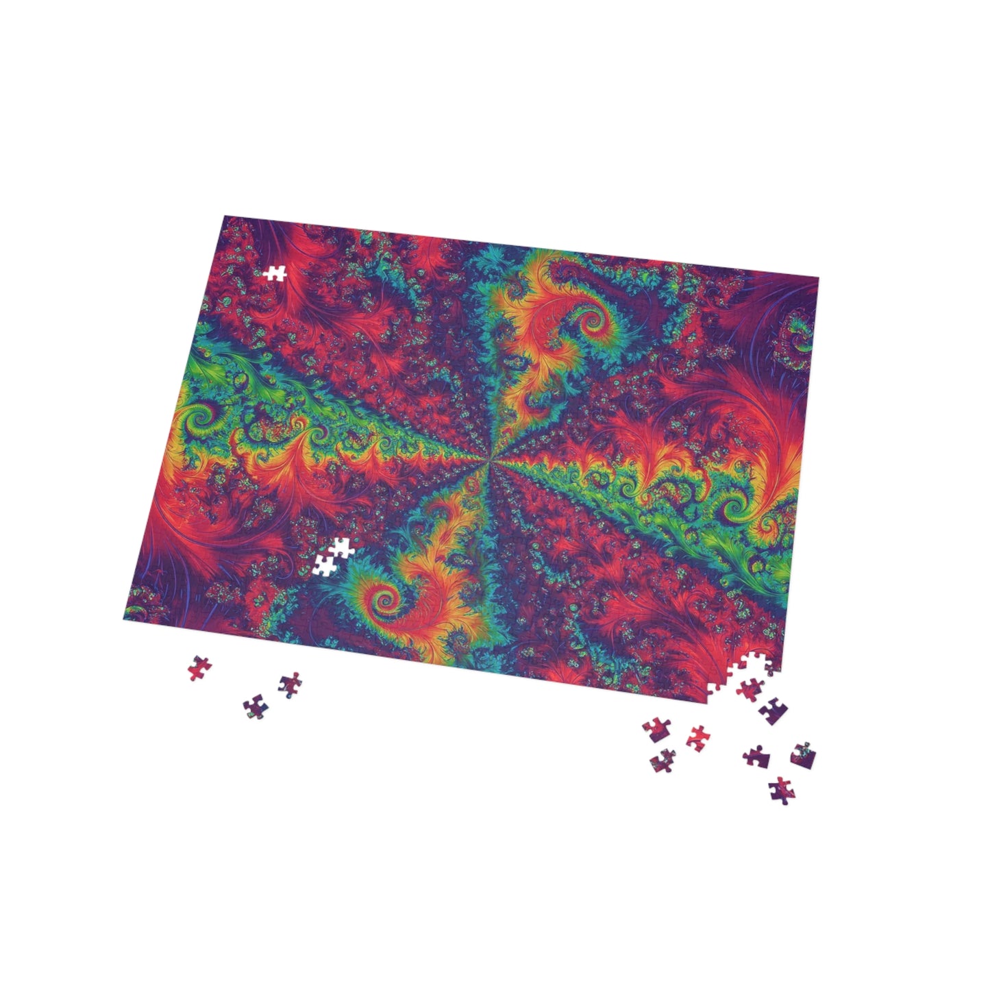 002 - Fractal Puzzle (96, 252, 500, 1000-Piece) - Fun Family Activity and Gift