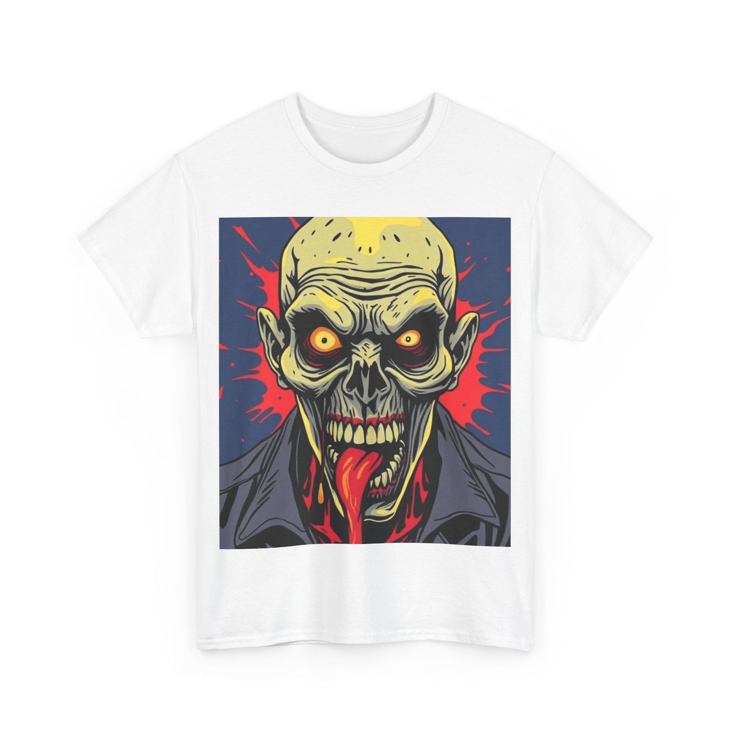 UK - Zombie Graphic Tee - Unisex Heavy Cotton T-Shirt for Horror Fans