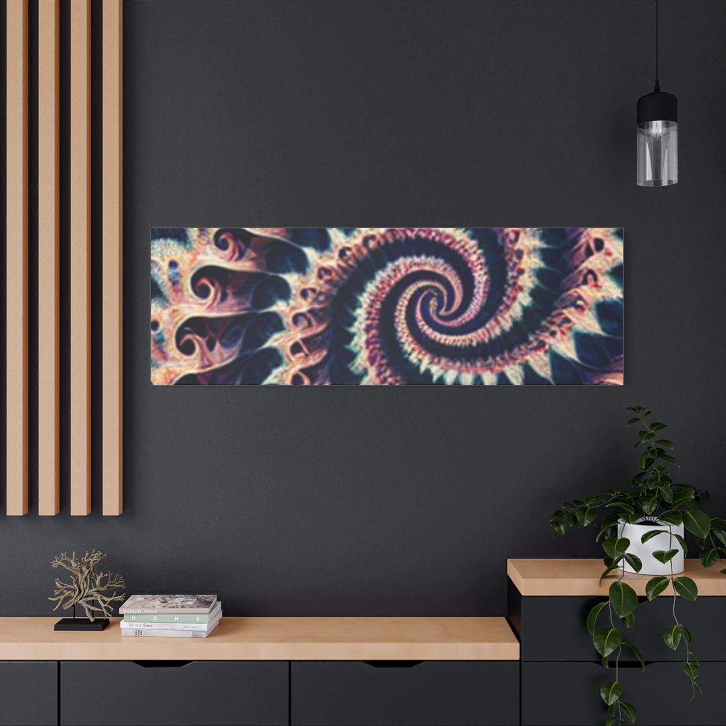 Abstract Spiral Art Canvas Print - Modern Home Decor for Art Lovers