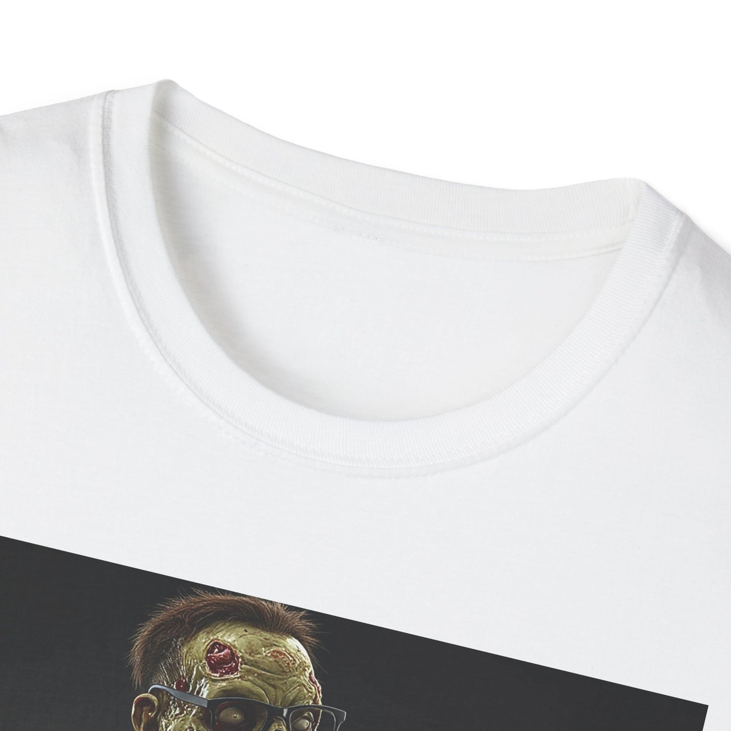 Zombie Graphic Unisex Softstyle T-Shirt - Perfect for Halloween and Casual Wear