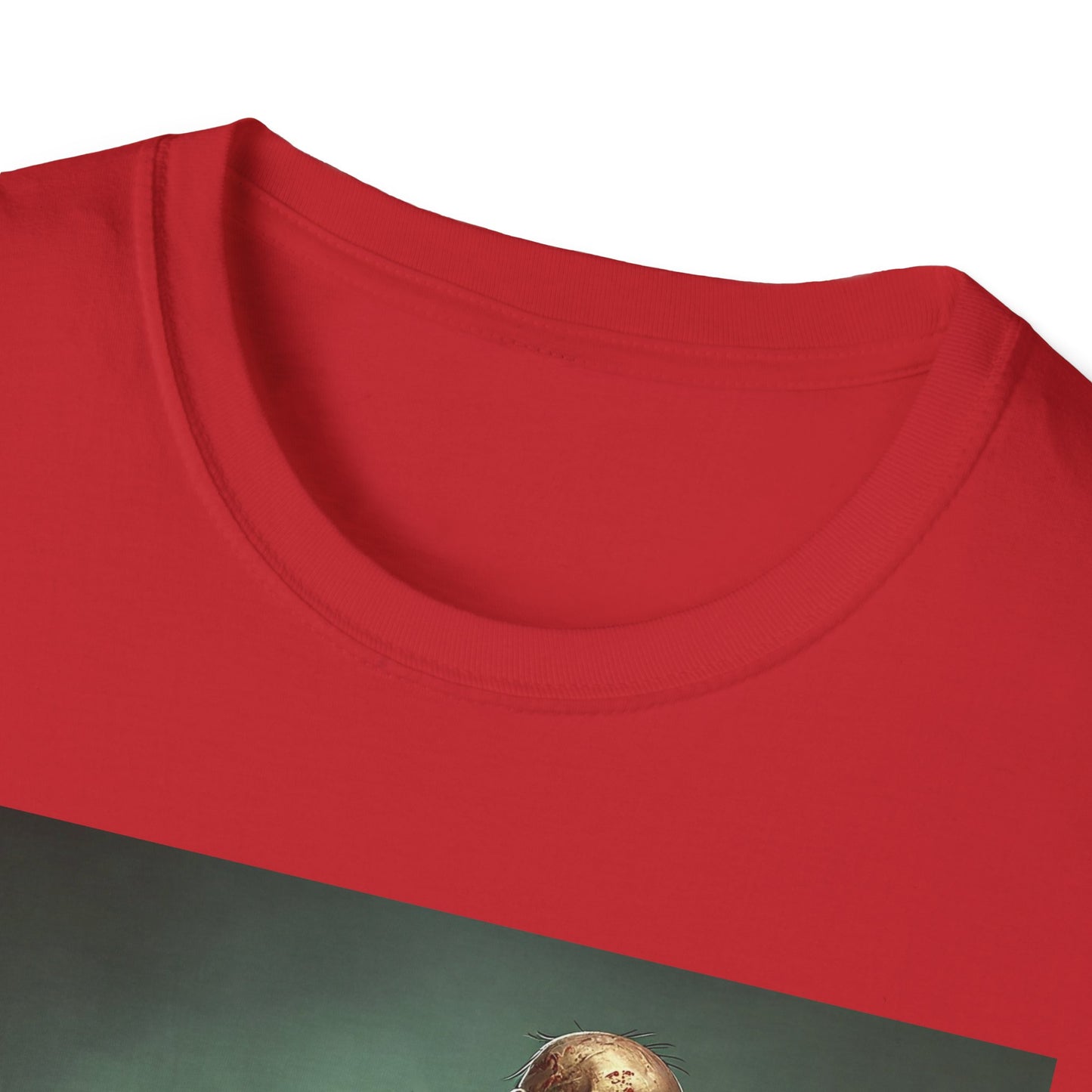 Apocalyptic Portrait Tee, bold, decaying zombie graphic