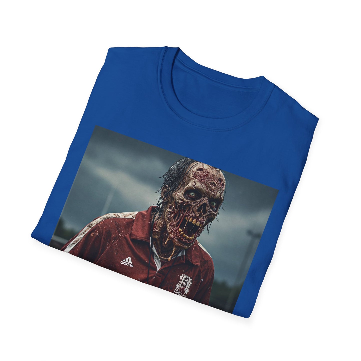 Zombie Horror Unisex Softstyle T-Shirt - Perfect for Halloween and Casual Wear