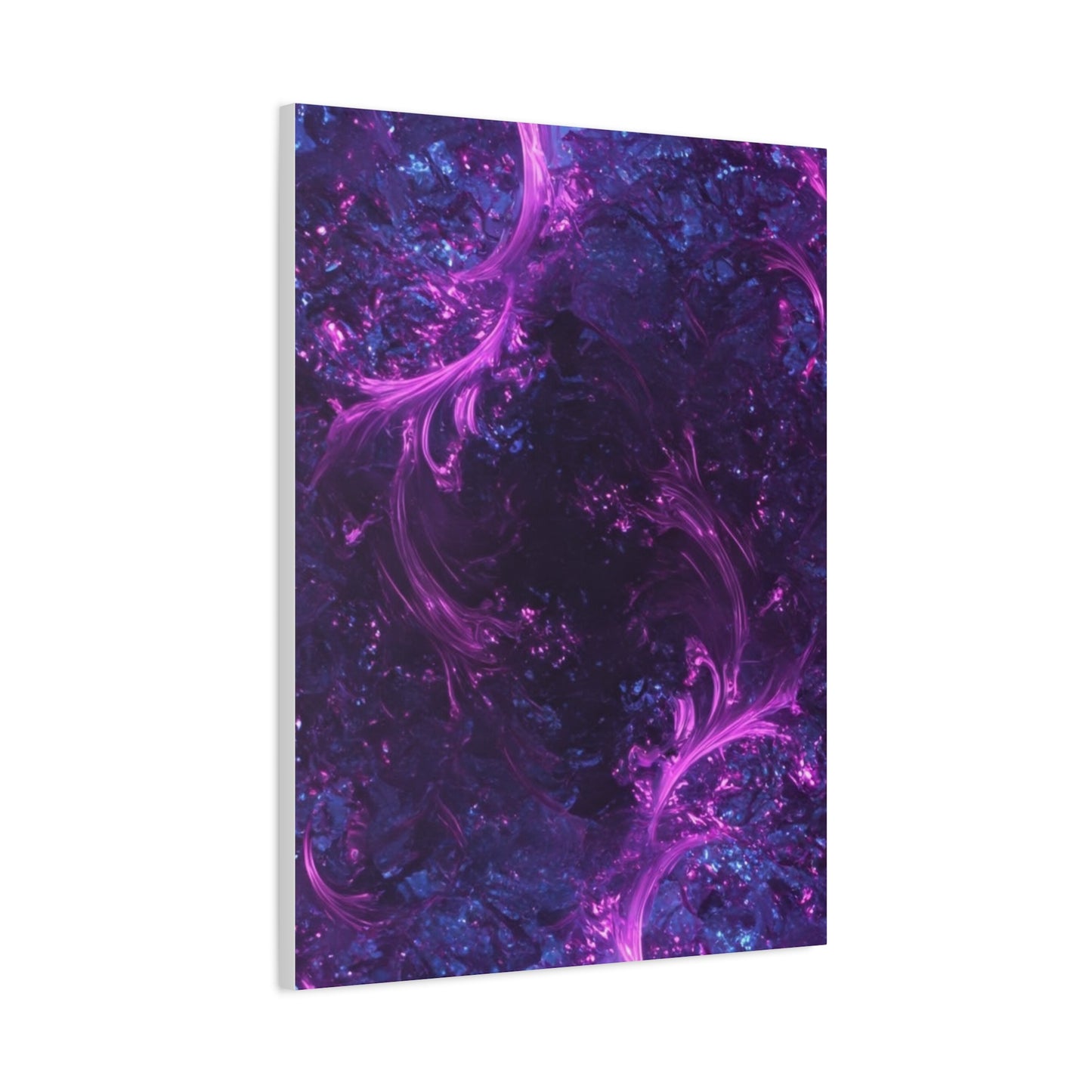 Abstract Purple Fractal Canvas Print - Artistic Wall Décor
