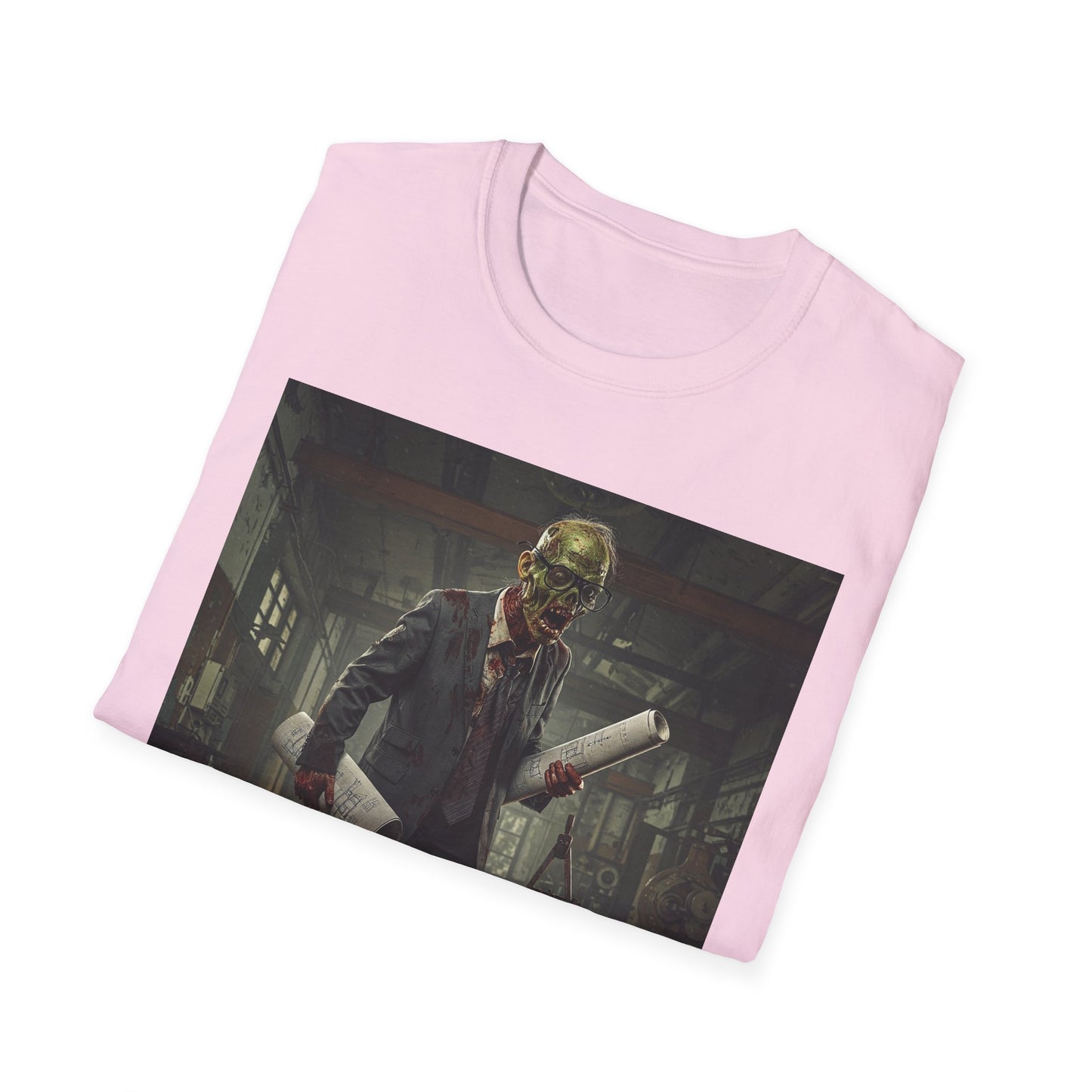 Zombie Apocalypse Unisex Softstyle T-Shirt - Perfect for Halloween and Horror Fans