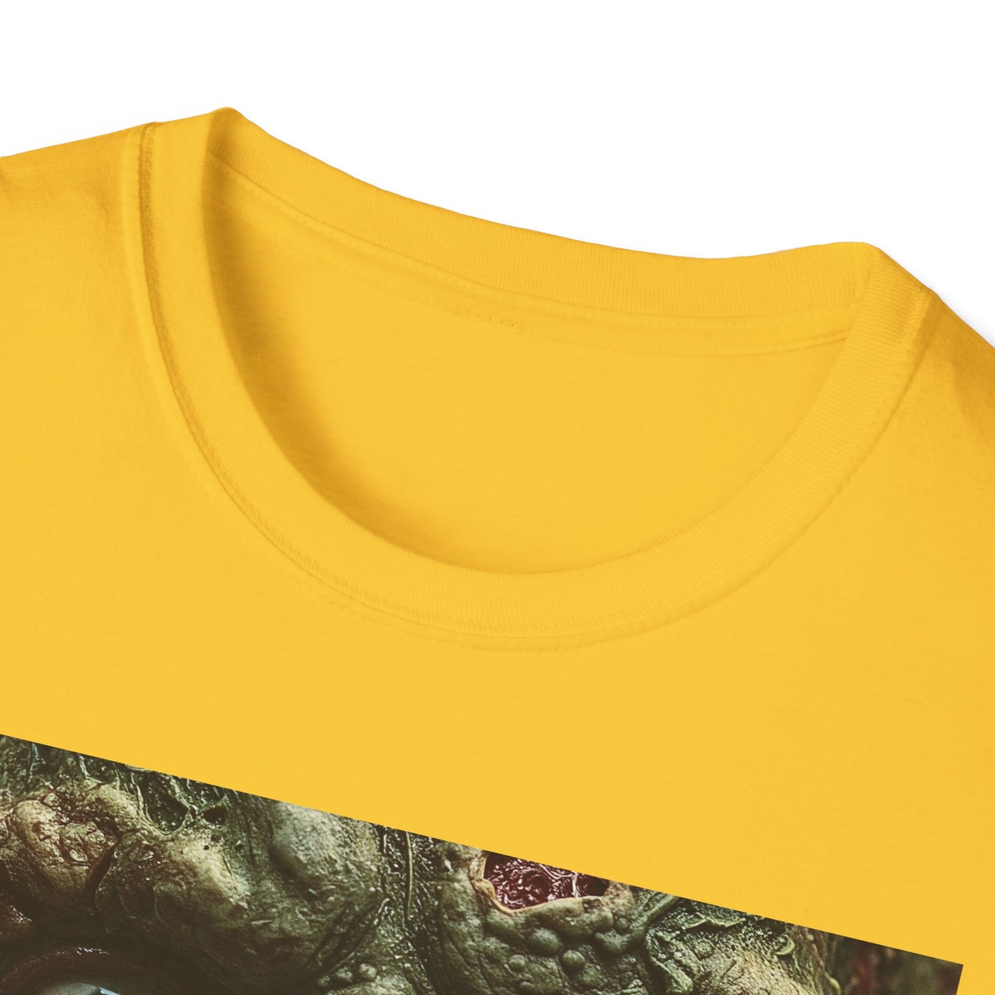 Apocalyptic Portrait Tee, bold, decaying zombie graphic