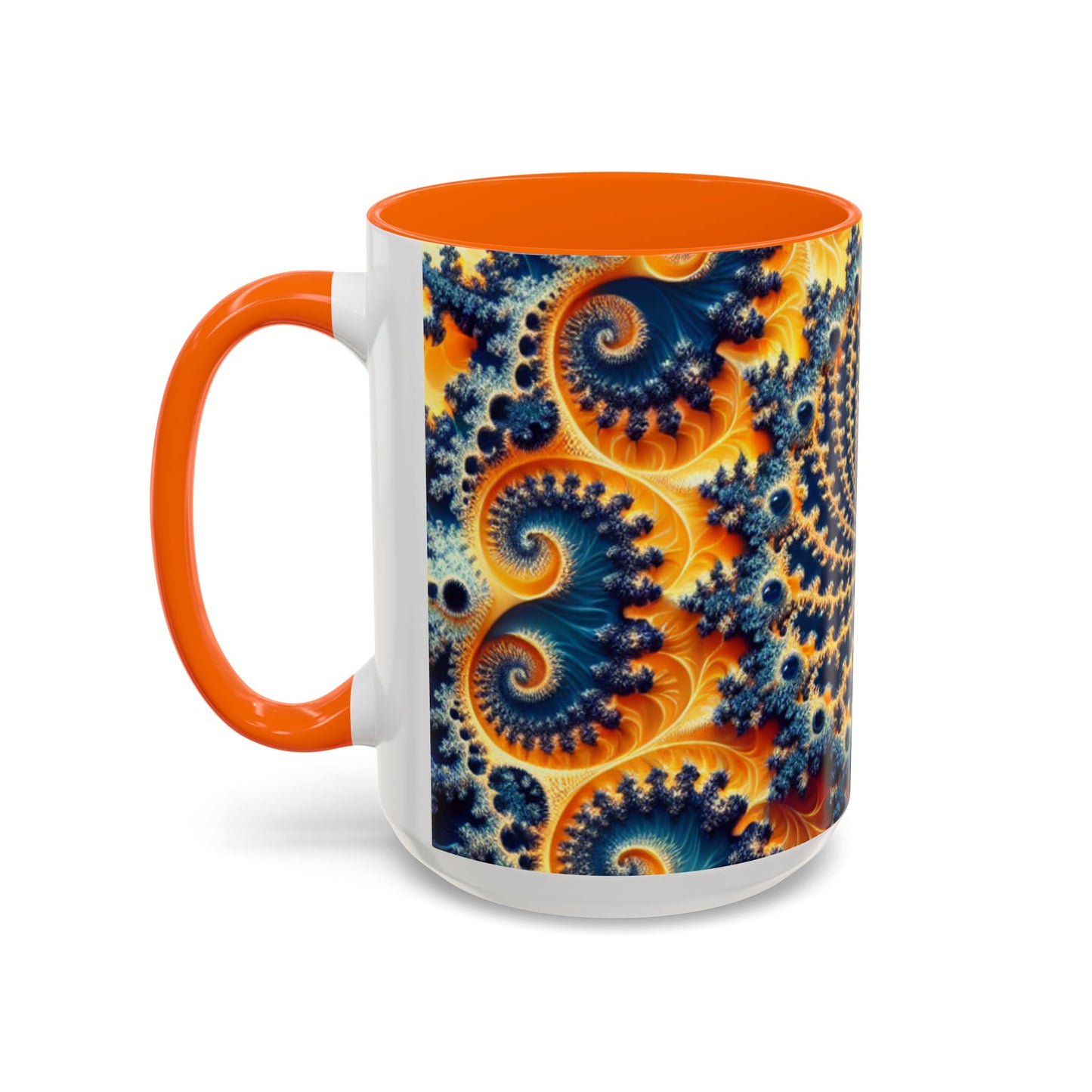 Vibrant Abstract Accent Coffee Mug - Unique 11 & 15oz Design for Art Lovers