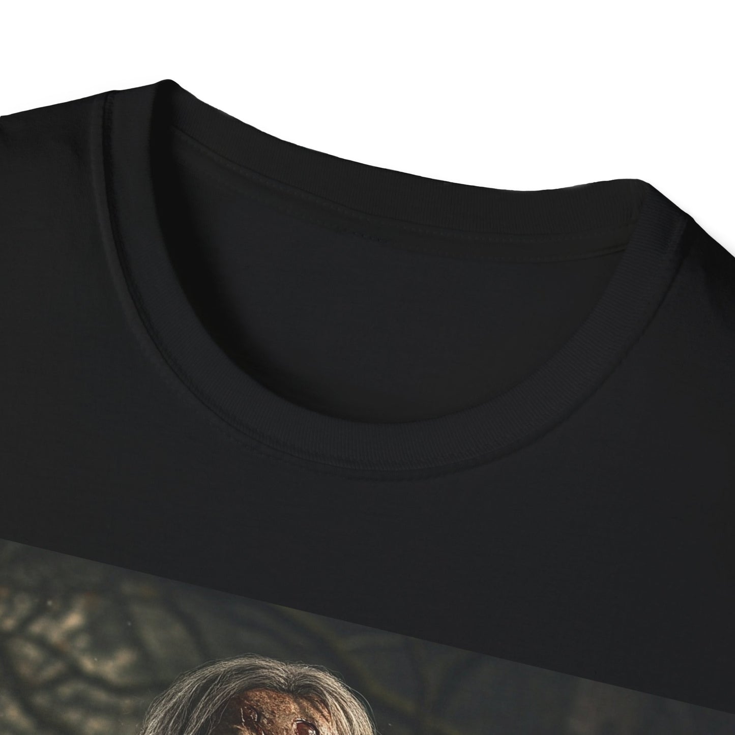 UK - Zombie Horror Apocalyptic Portrait Tee, bold, decaying zombie graphic