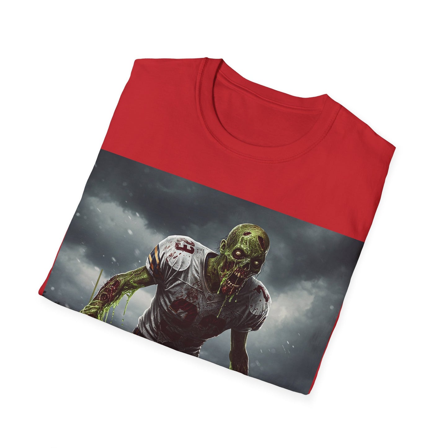 UK - Zombie Football Graphic T-Shirt for Horror Fans