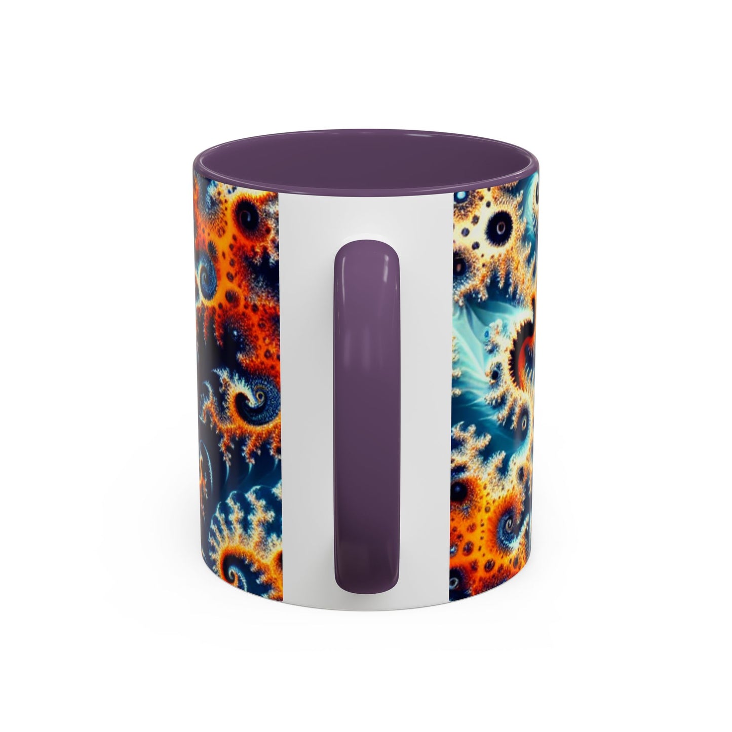 Vibrant Spiral Design Coffee Mug - 11/15oz Ceramic Accent Cup for Art Lovers