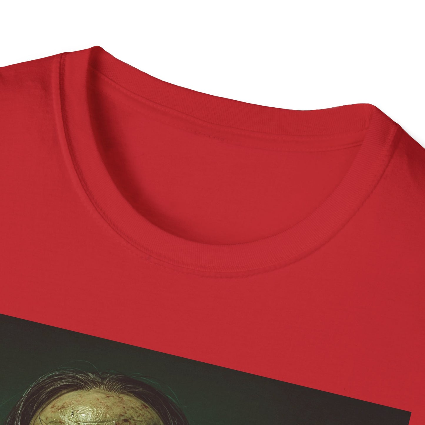 Apocalyptic Portrait Tee, bold, decaying zombie graphic