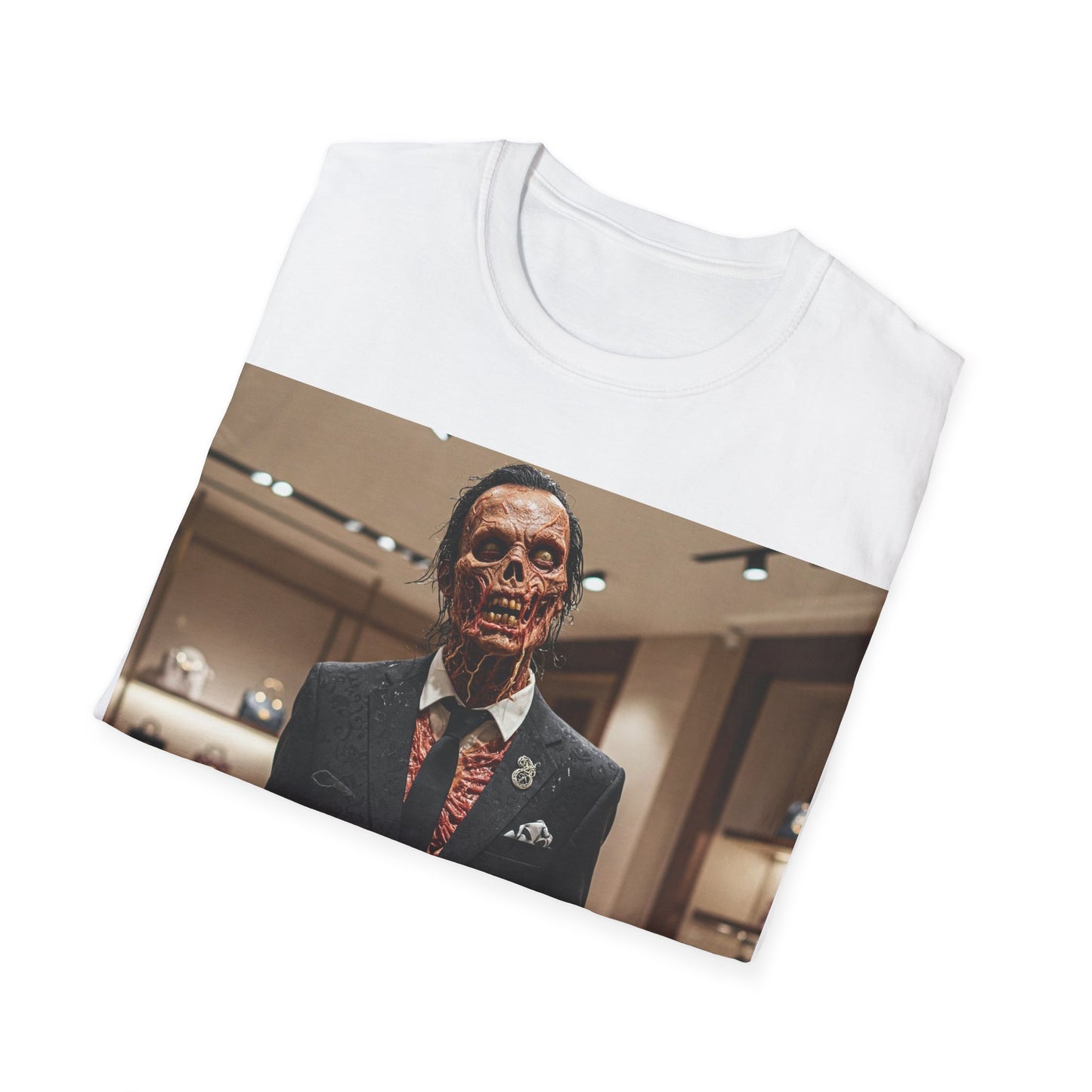 UK - Creepy Vintage Skull T-Shirt for Halloween