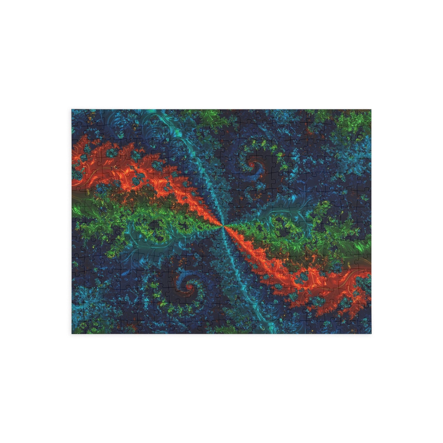 076- Fractal Puzzle (96, 252, 500, 1000-Piece) - Fun Family Activity and Gift