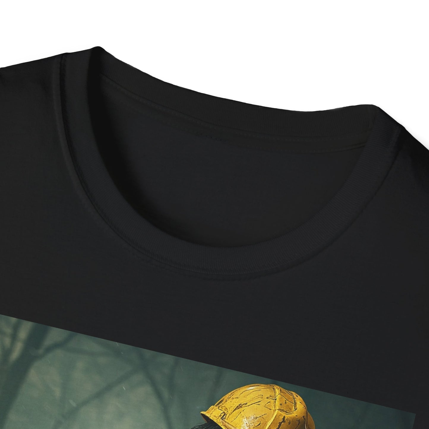 Zombie Construction Worker Unisex Softstyle T-Shirt | Spooky Halloween Apparel