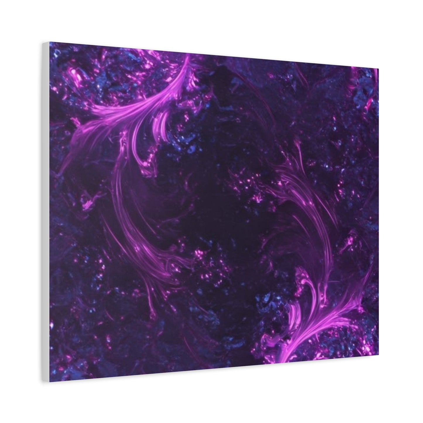 Abstract Purple Fractal Canvas Print - Artistic Wall Décor