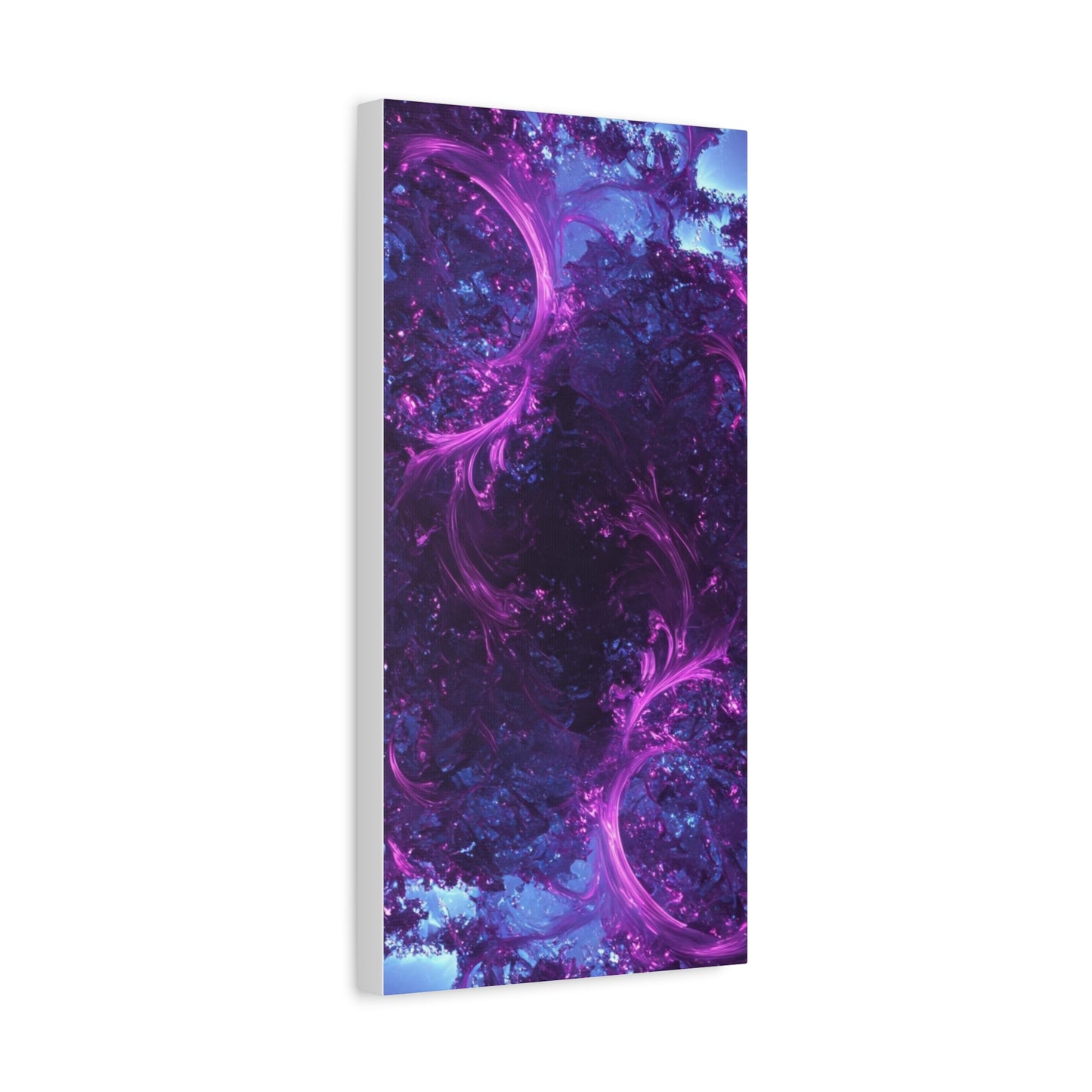 Abstract Purple Fractal Canvas Print - Artistic Wall Décor