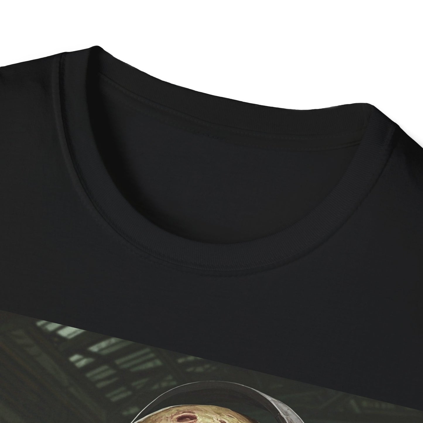 UK - Zombie Listening to Music Unisex Softstyle T-Shirt