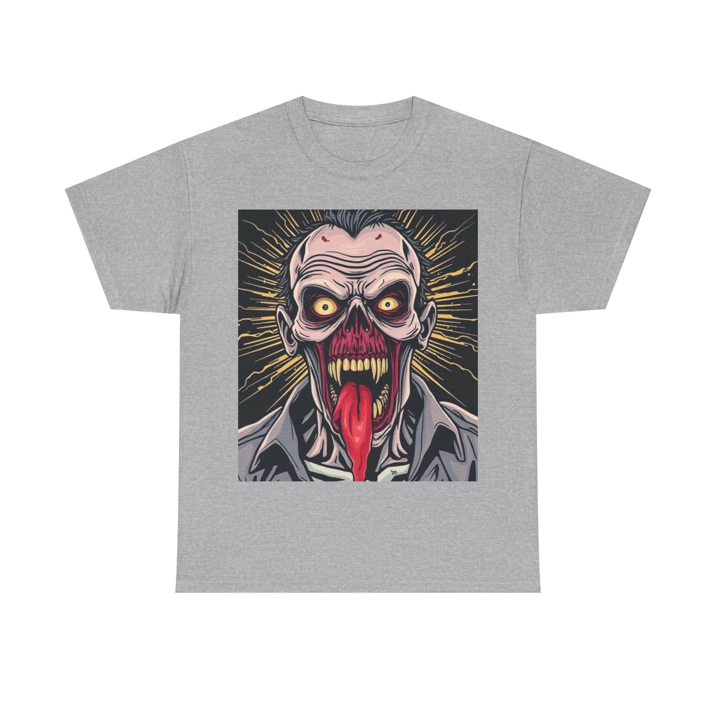 UK - Vintage Horror Graphic Unisex Heavy Cotton Tee