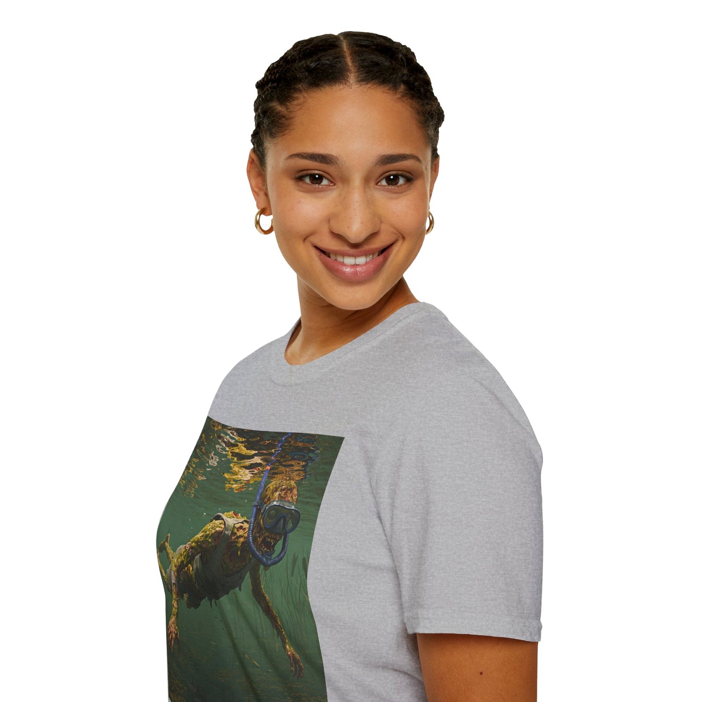Underwater Explorer Unisex Softstyle T-Shirt - Nature Lover Graphic Tee