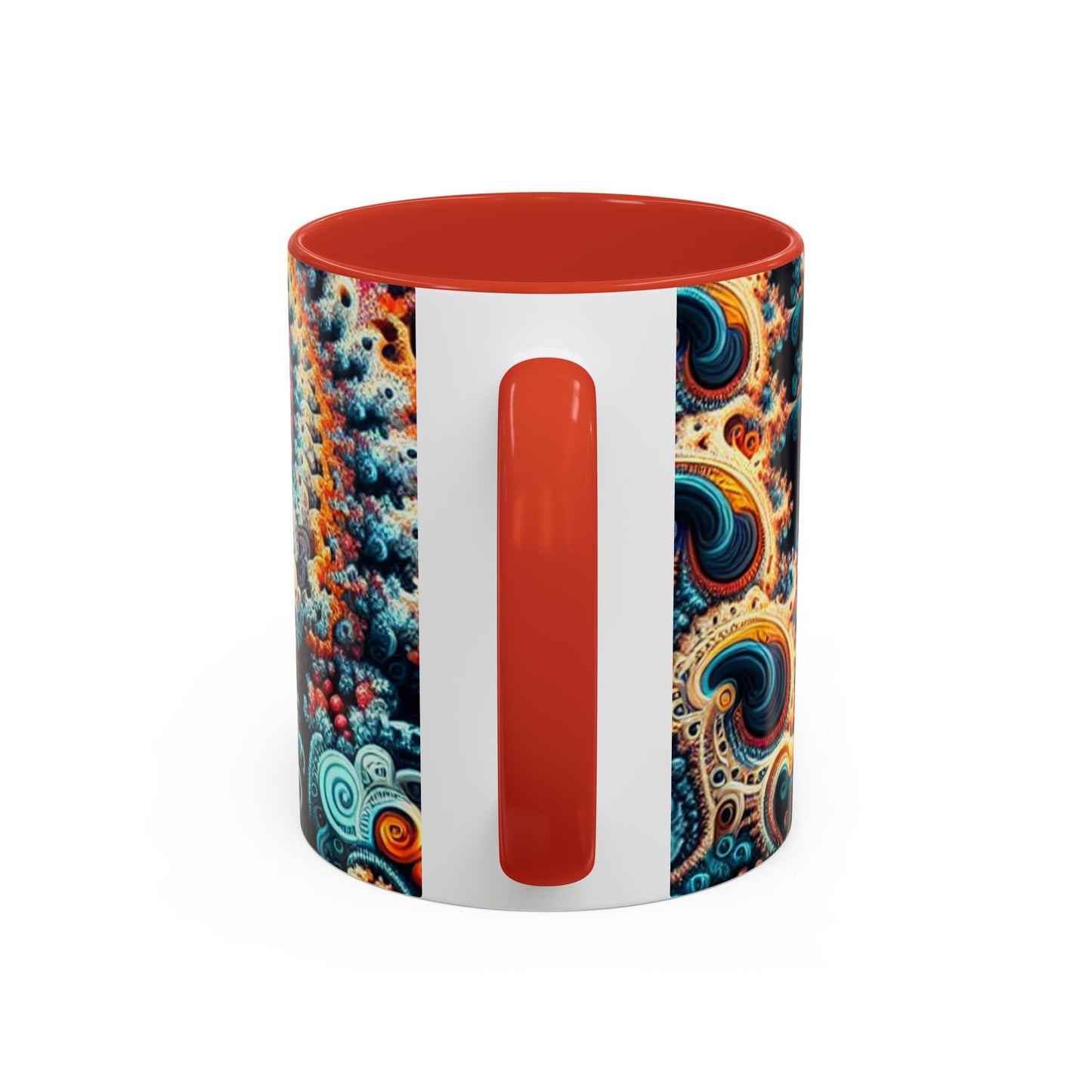 Colorful Fractal Coffee Mug - 11oz & 15oz - Perfect for Art Lovers