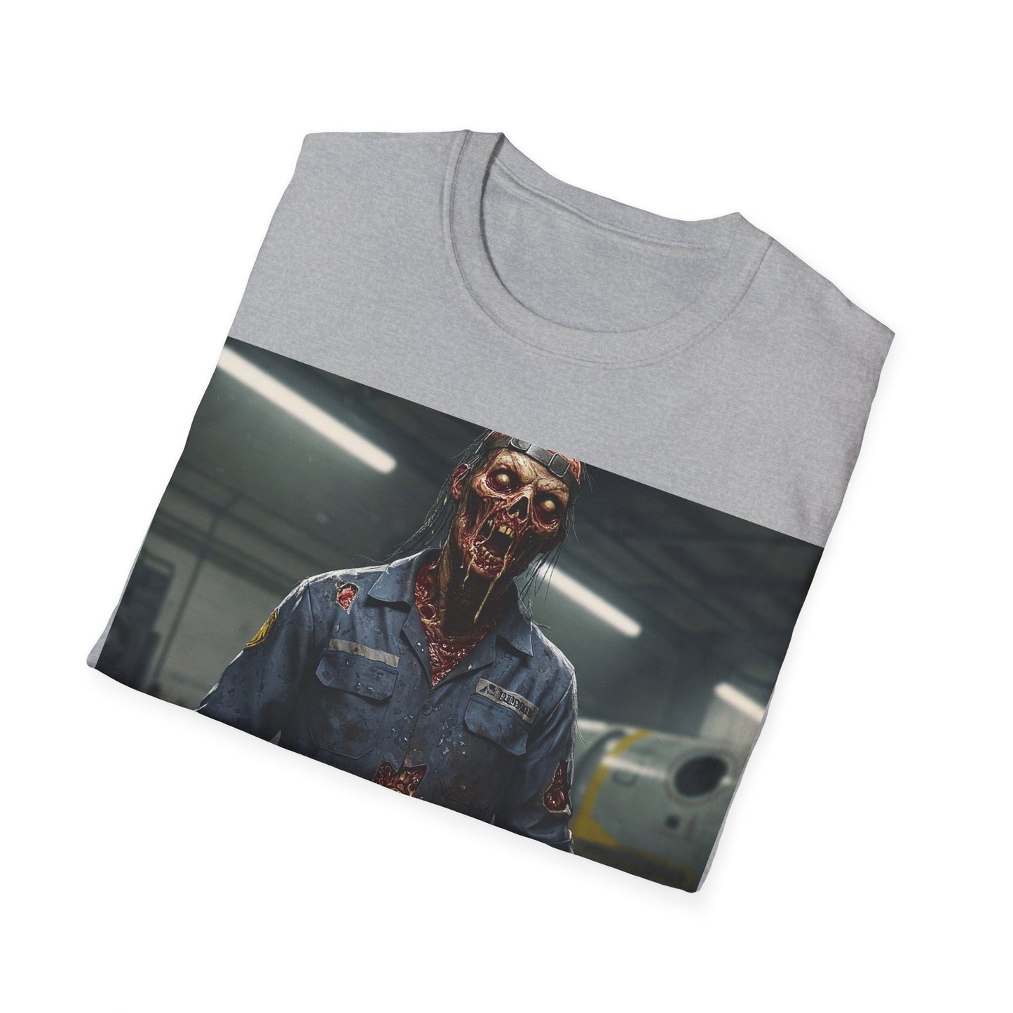 UK - Unisex Softstyle Horror Graphic T-Shirt - Perfect for Halloween and Horror Fans