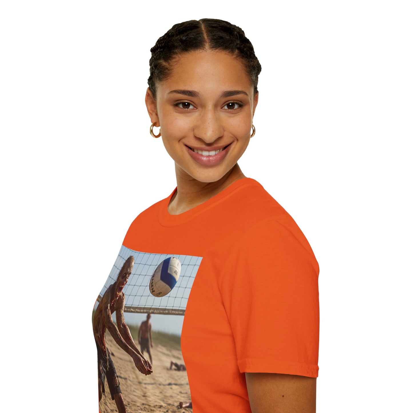 Beach Volleyball Unisex Softstyle T-Shirt - Perfect for Summer Fun and Sports Lovers