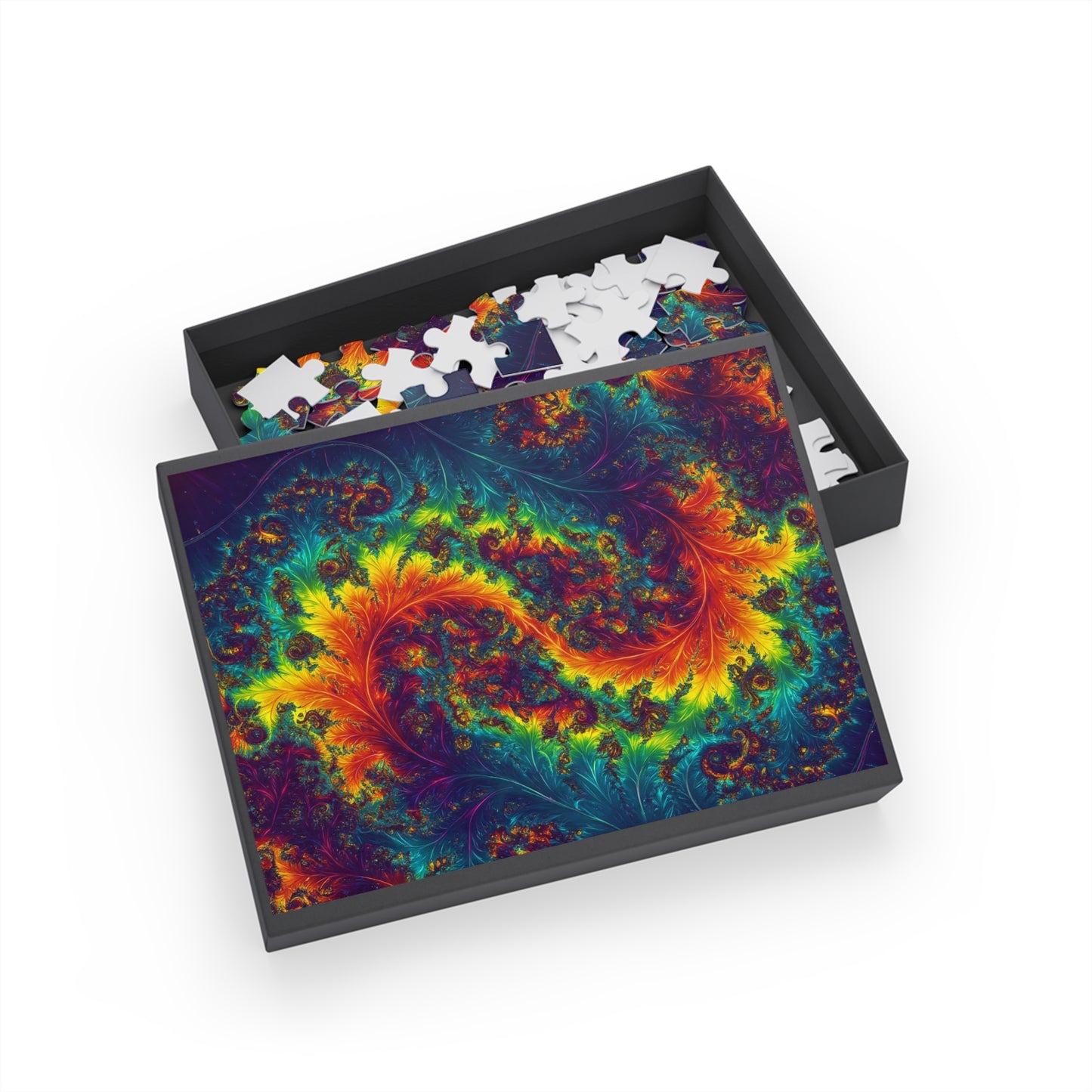 071- Fractal Puzzle (96, 252, 500, 1000-Piece) - Fun Family Activity and Gift