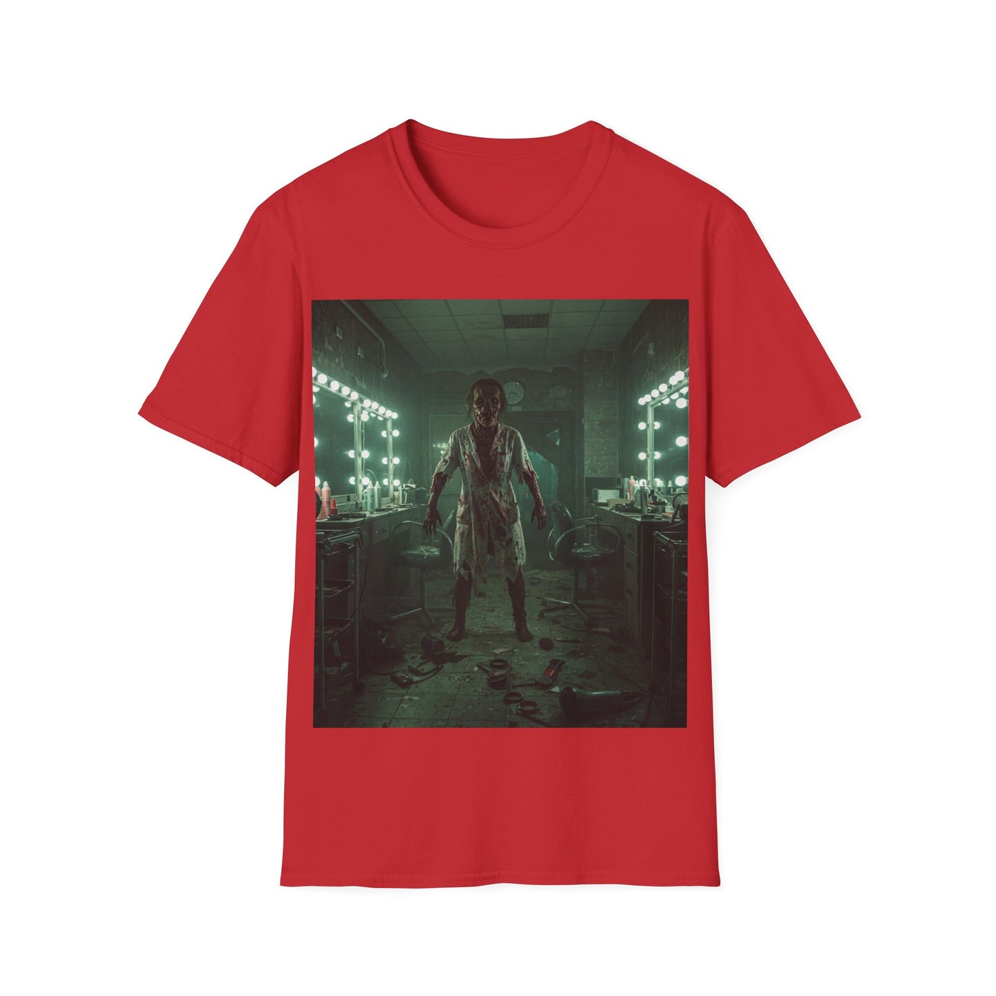UK - Creepy Horror Unisex Softstyle T-Shirt - Perfect for Halloween