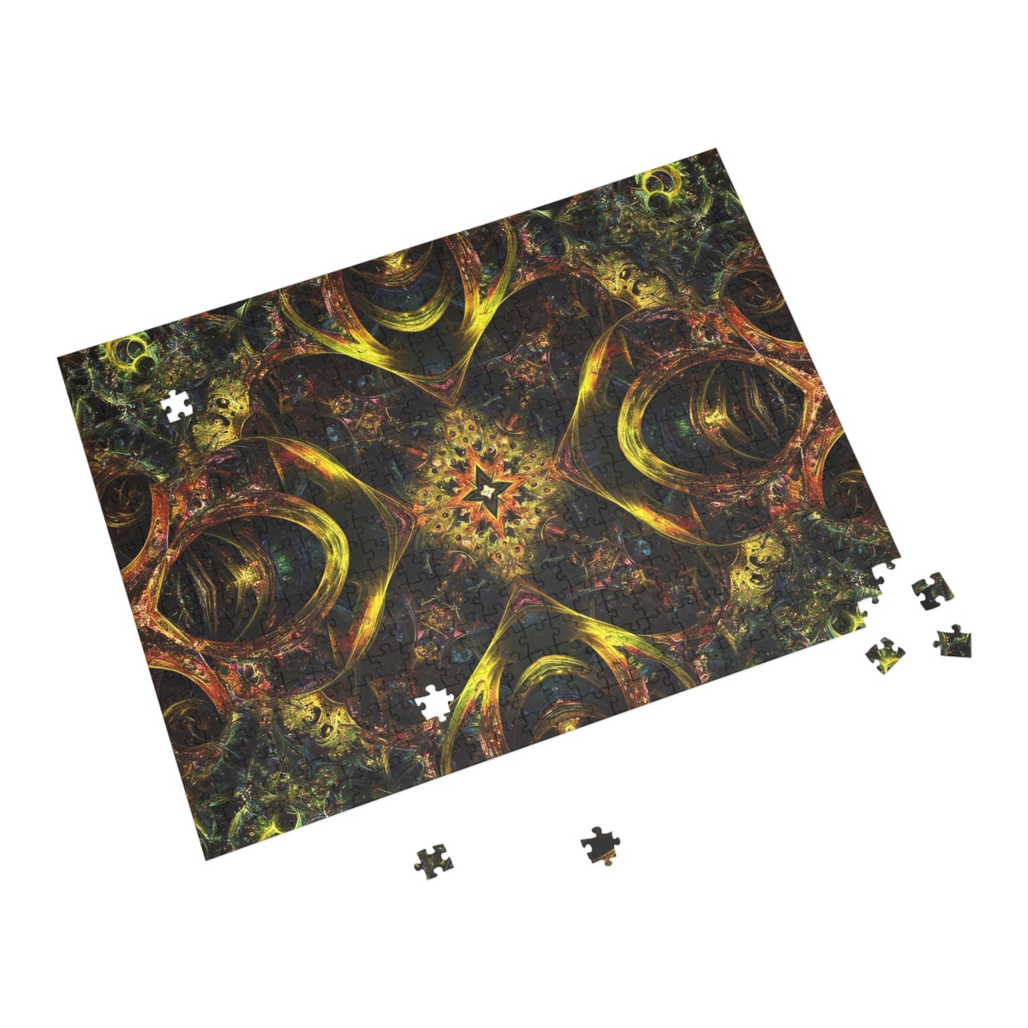 035 - Fractal Puzzle (96, 252, 500, 1000-Piece) - Fun Family Activity and Gift