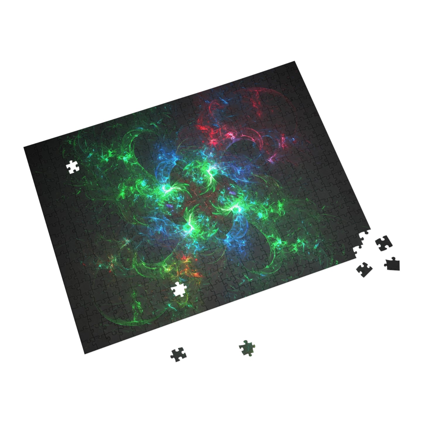 032 - Fractal Puzzle (96, 252, 500, 1000-Piece) - Fun Family Activity and Gift