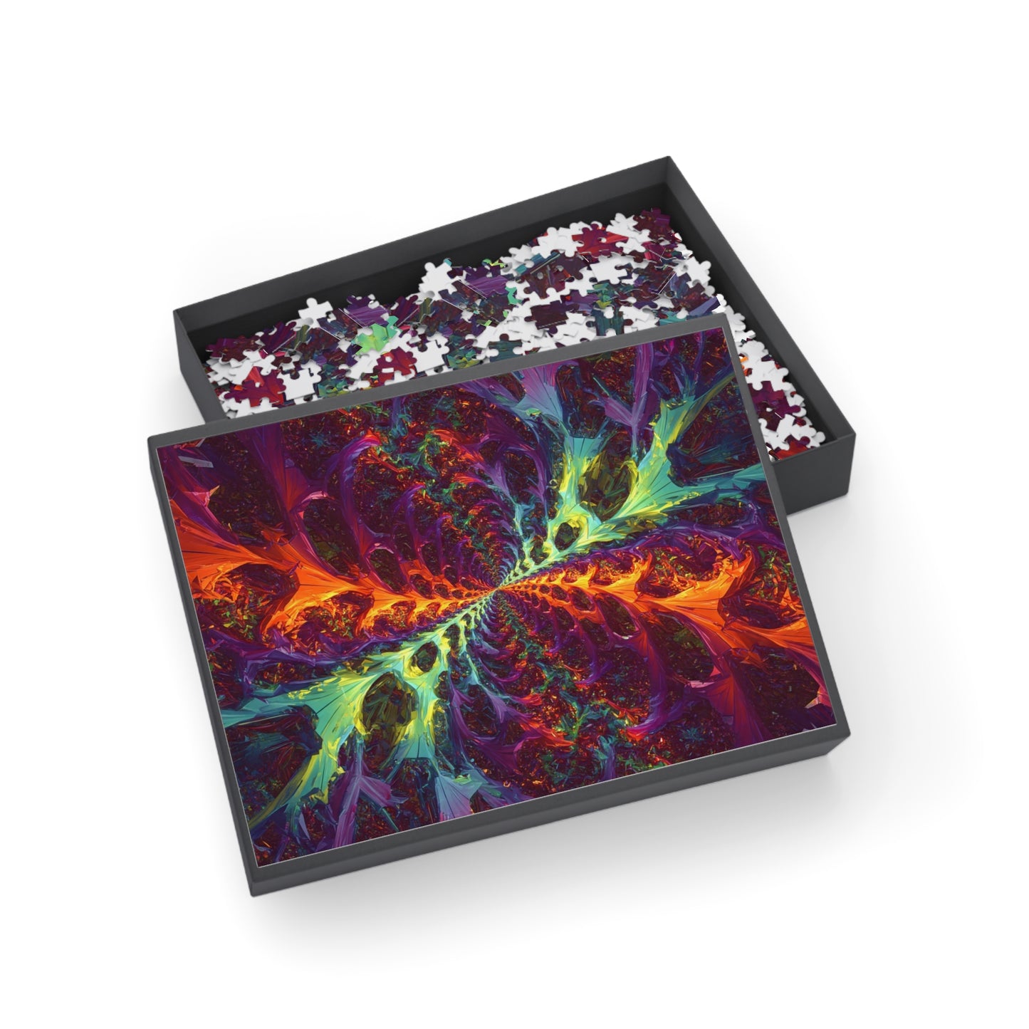 068- Fractal Puzzle (96, 252, 500, 1000-Piece) - Fun Family Activity and Gift
