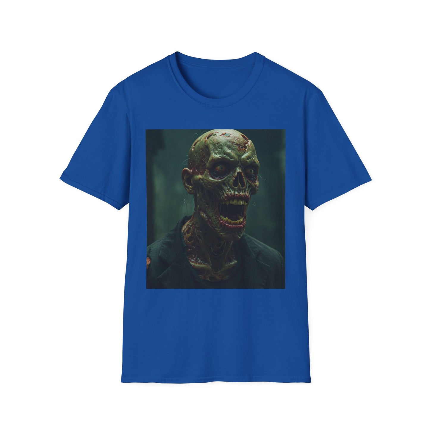Chilling Skull Apocalyptic Portrait Tee, bold, decaying zombie graphic