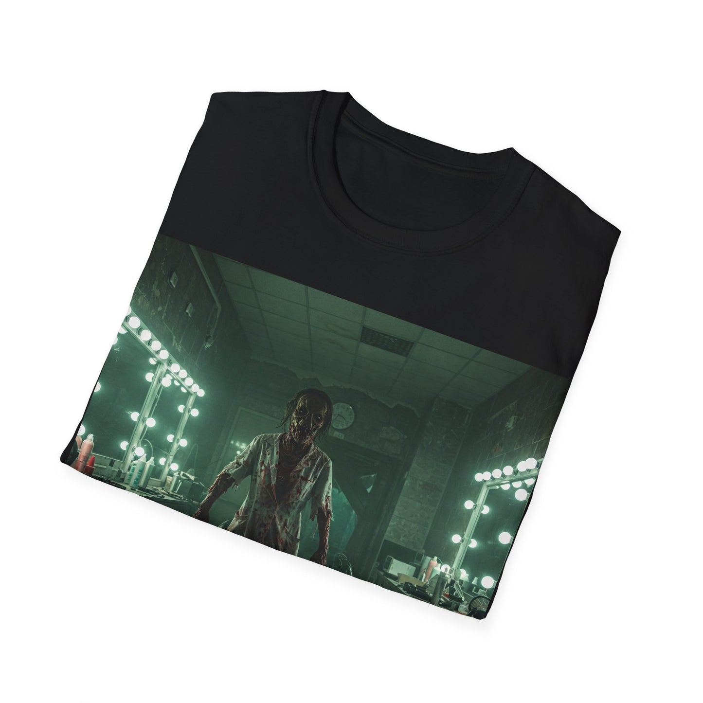 UK - Creepy Horror Unisex Softstyle T-Shirt - Perfect for Halloween
