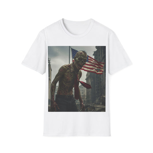 UK - Zombie Apocalypse Unisex Softstyle T-Shirt - Perfect for Halloween & Horror Fans