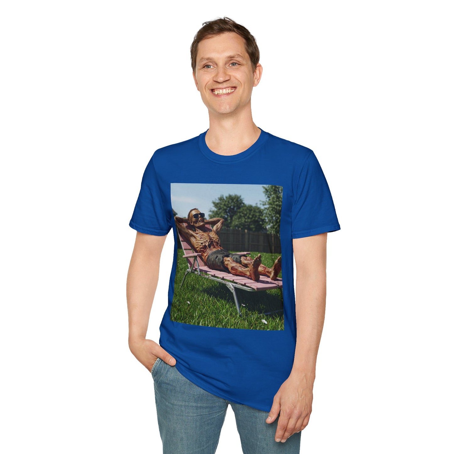 Chill Vibes Unisex Softstyle T-Shirt - Relaxed Summer Graphic Tee