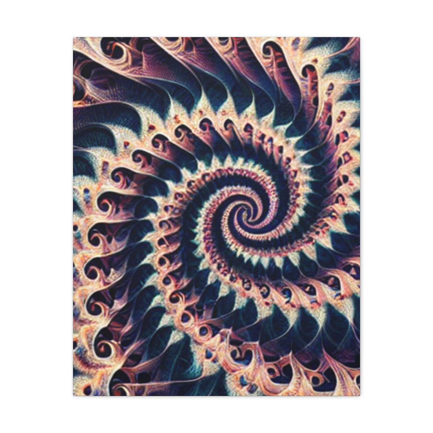 Abstract Spiral Art Canvas Print - Modern Home Decor for Art Lovers