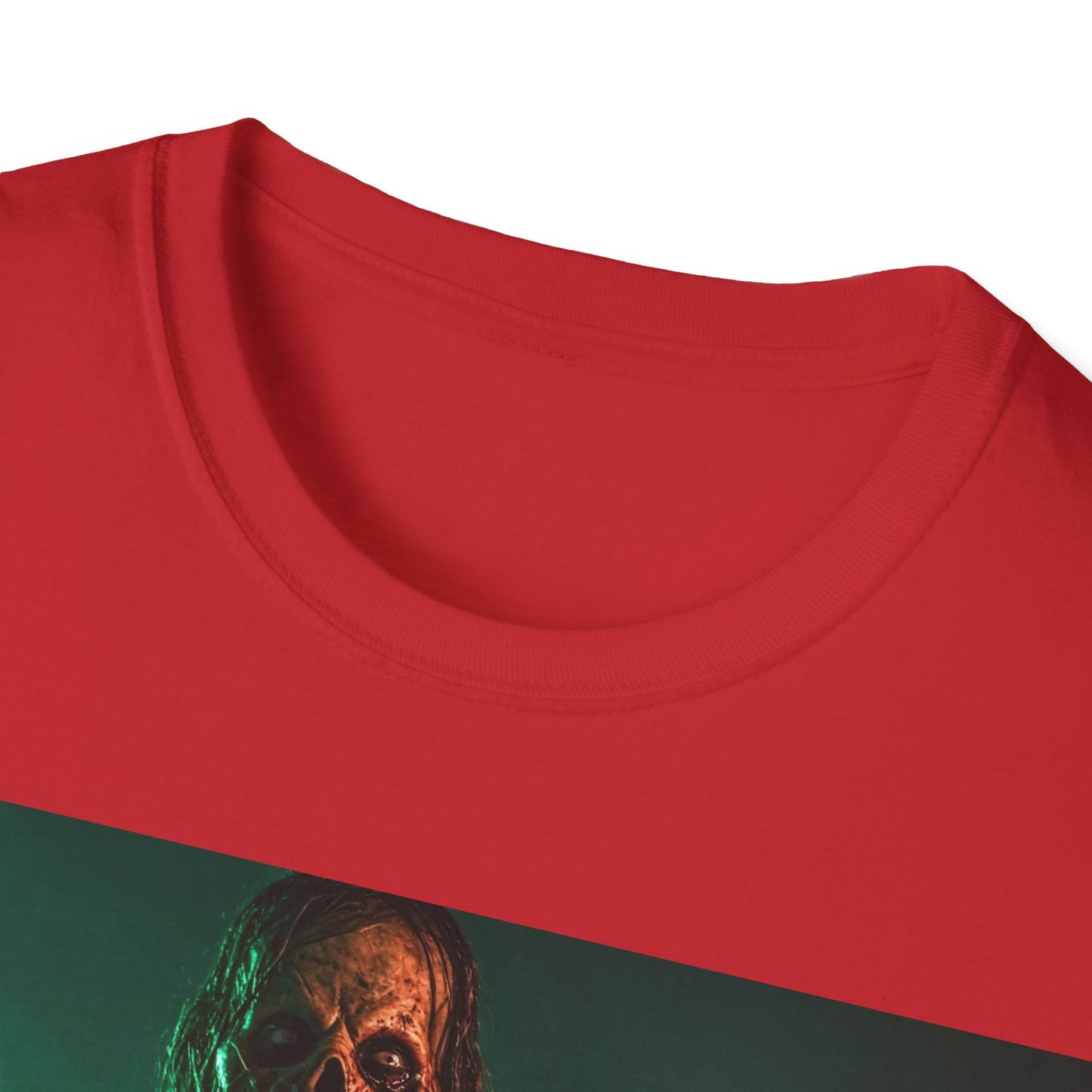UK - Horror-Inspired Unisex Softstyle T-Shirt - Spooky Halloween Graphic Tee