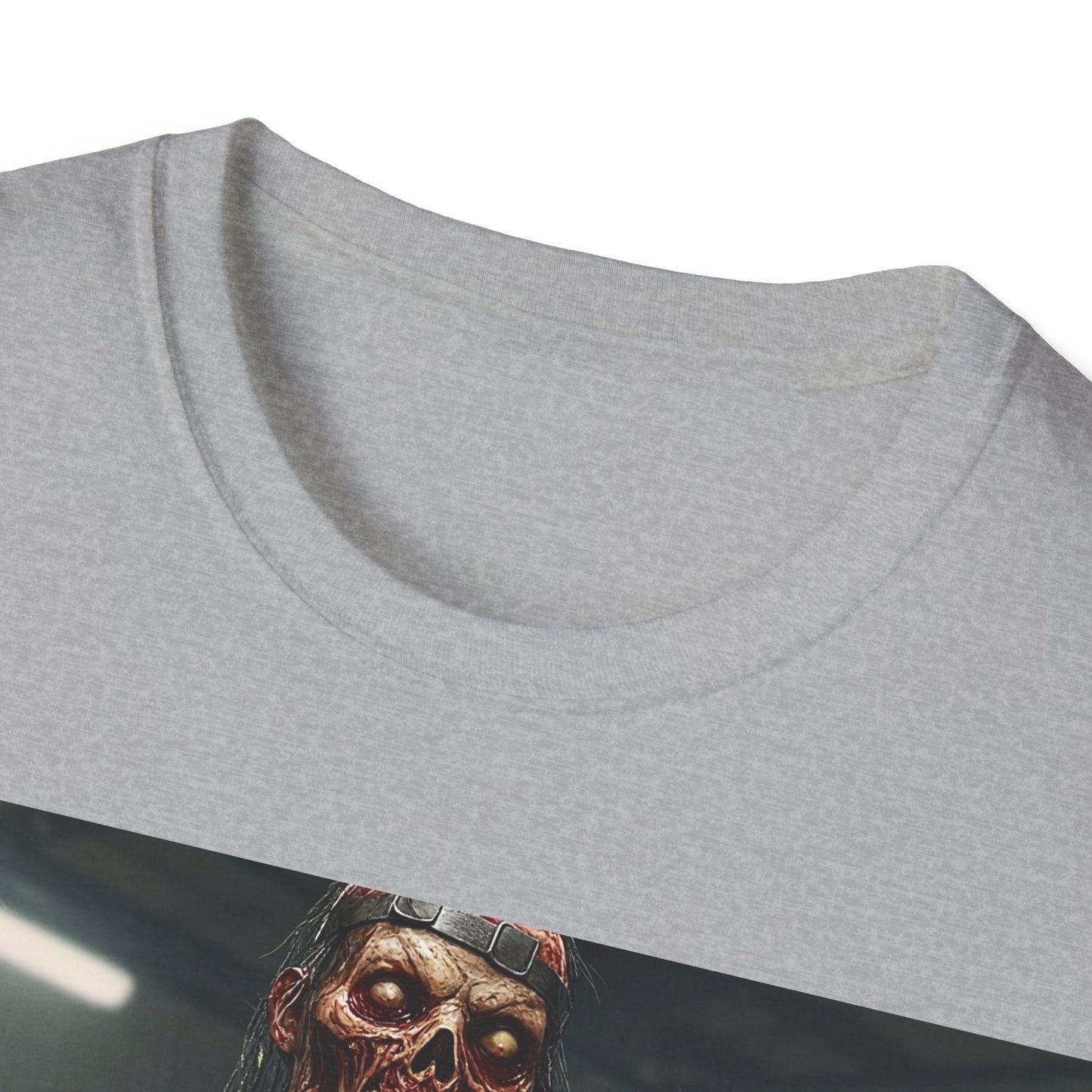 UK - Unisex Softstyle Horror Graphic T-Shirt - Perfect for Halloween and Horror Fans