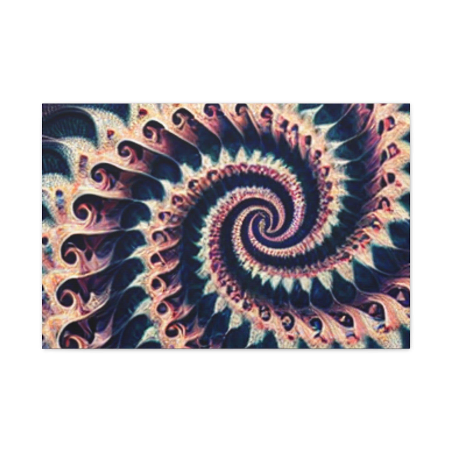 Abstract Spiral Art Canvas Print - Modern Home Decor for Art Lovers