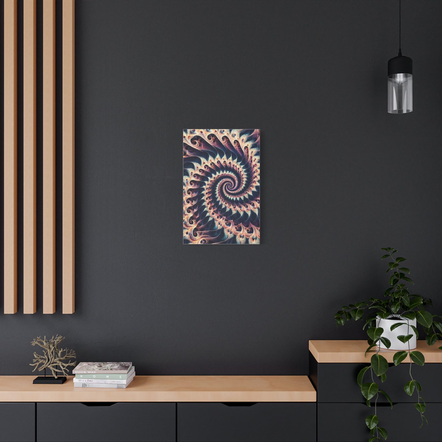 Abstract Spiral Art Canvas Print - Modern Home Decor for Art Lovers