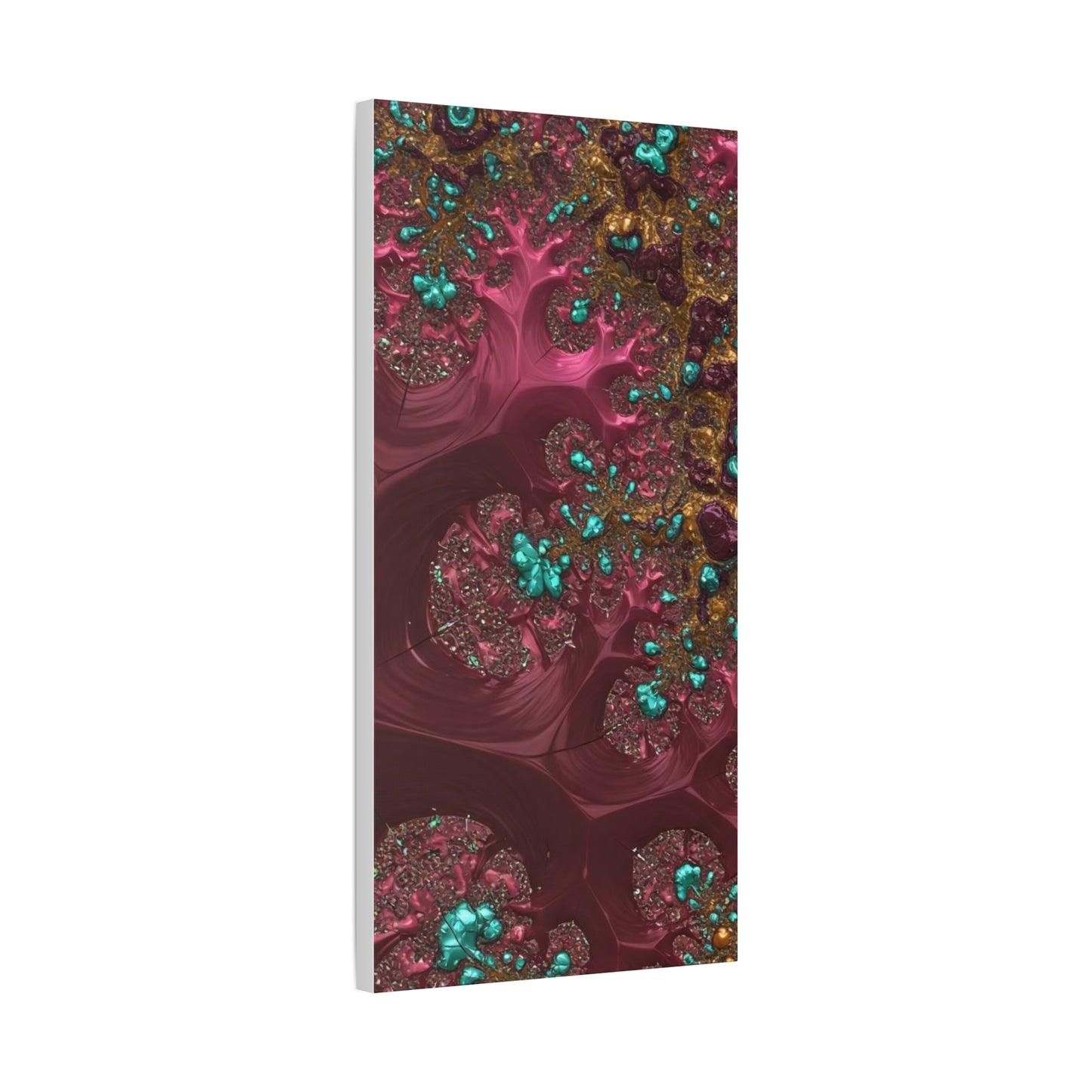 Abstract Art Canvas Print - Vibrant Fractal Design for Home Decor