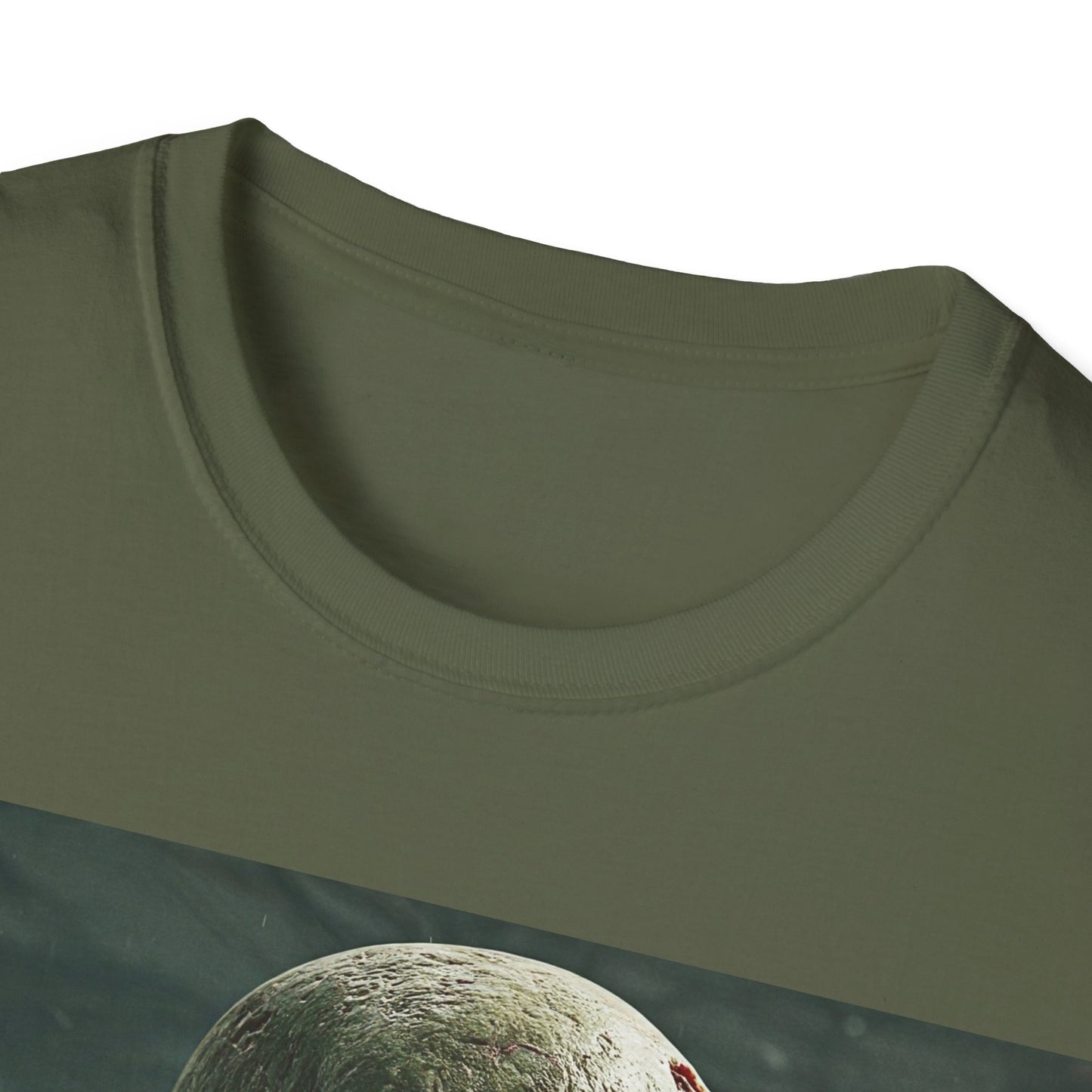 UK - Zombie Graphic Unisex Softstyle T-Shirt | Horror Apparel for Halloween & Everyday Wear