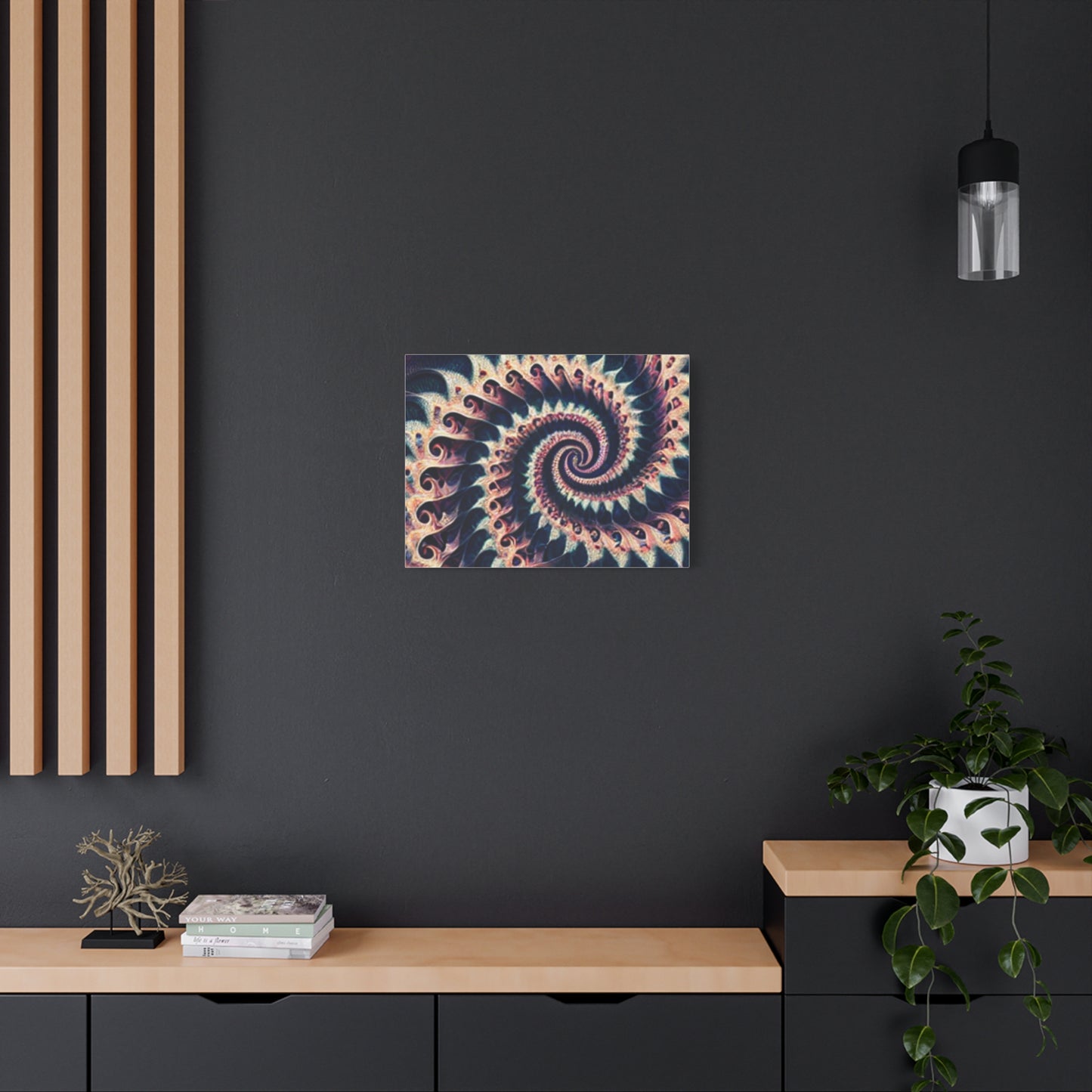Abstract Spiral Art Canvas Print - Modern Home Decor for Art Lovers