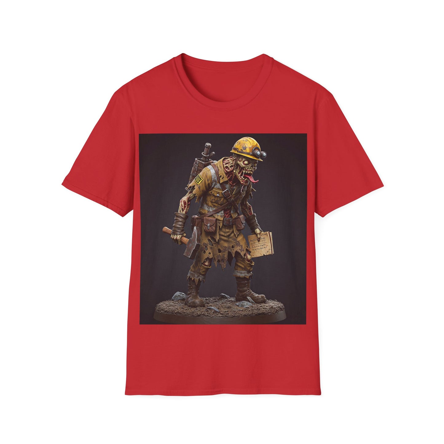 UK - Vintage Mining Themed Unisex Softstyle T-Shirt - Perfect for Adventure Lovers