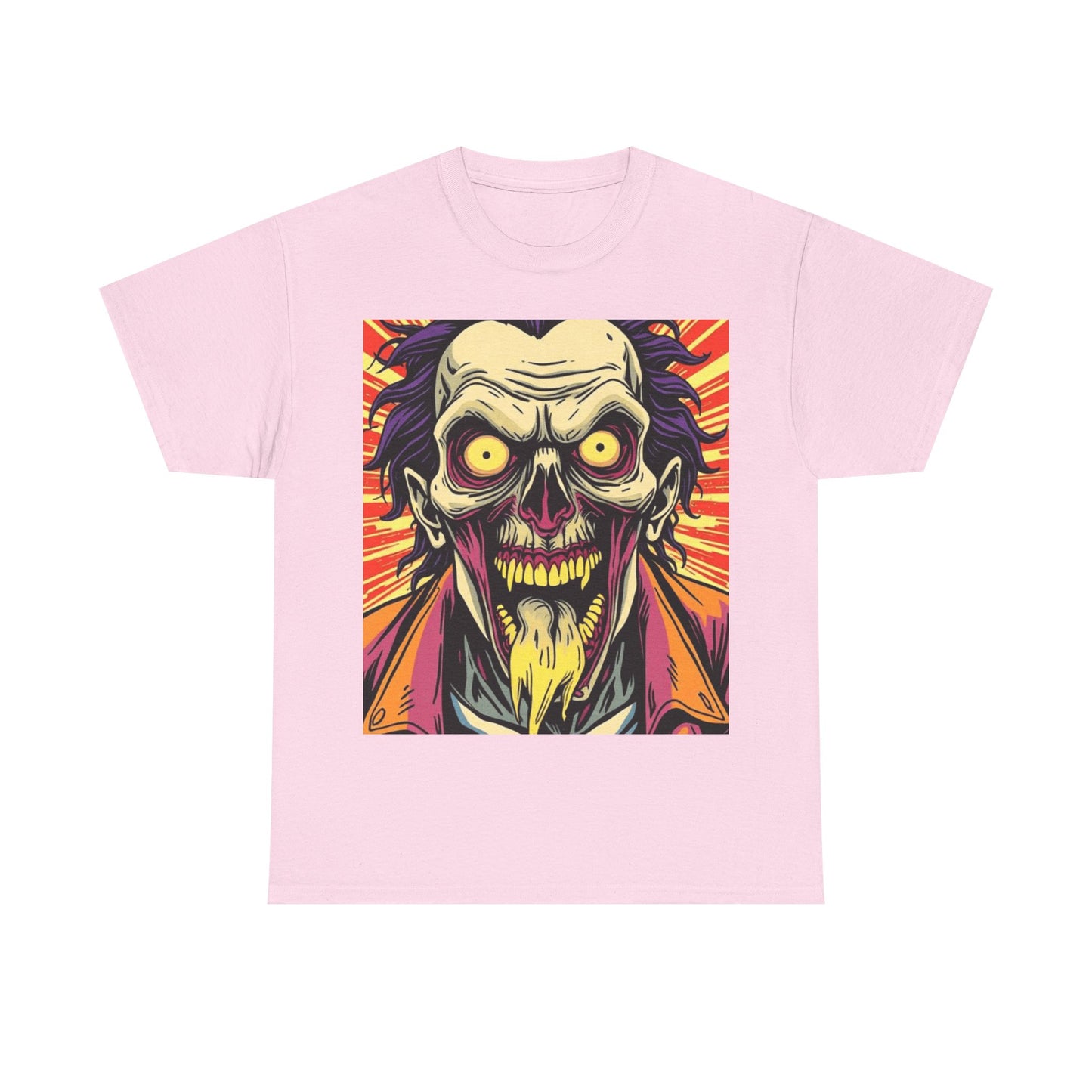 UK - Spooky Graphic Unisex Heavy Cotton Tee - Halloween Inspired Design