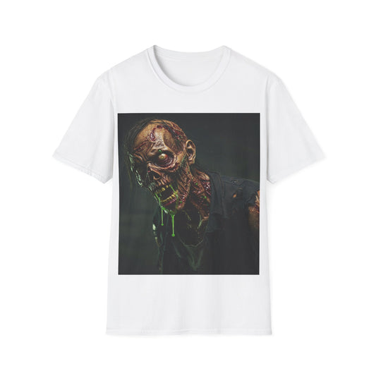 UK - Unisex Softstyle Horror Zombie T-Shirt - Perfect for Halloween and Horror Fans