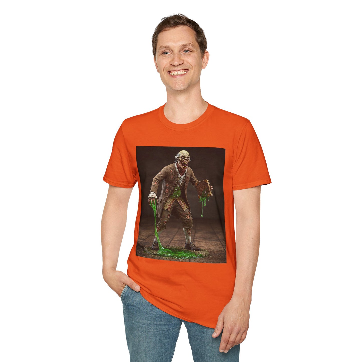 Zombie Science Unisex Softstyle T-Shirt - Spooky Halloween Apparel