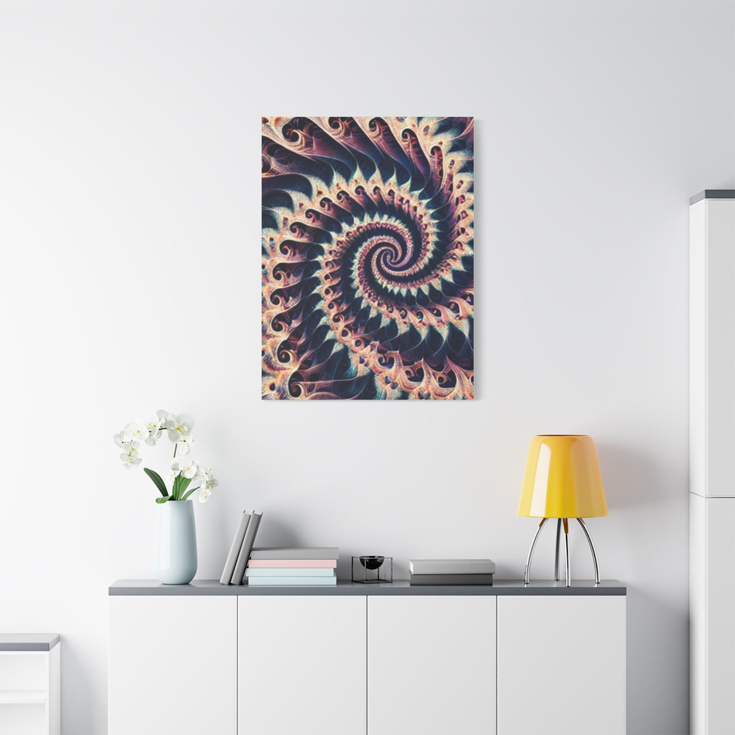 Abstract Spiral Art Canvas Print - Modern Home Decor for Art Lovers