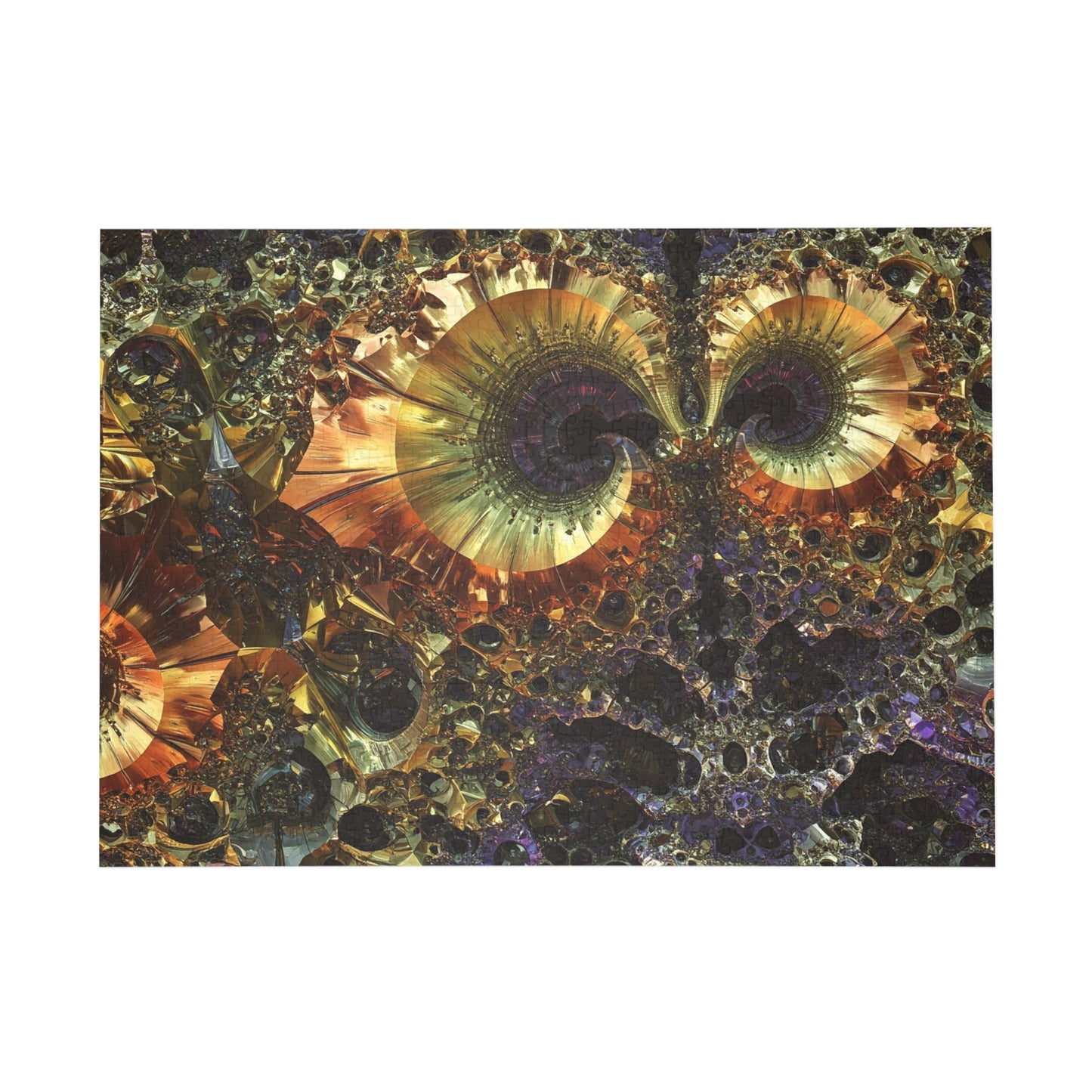 Artistic Fractal Puzzle - 96 to 1000-Piece Options for Relaxation and Fun